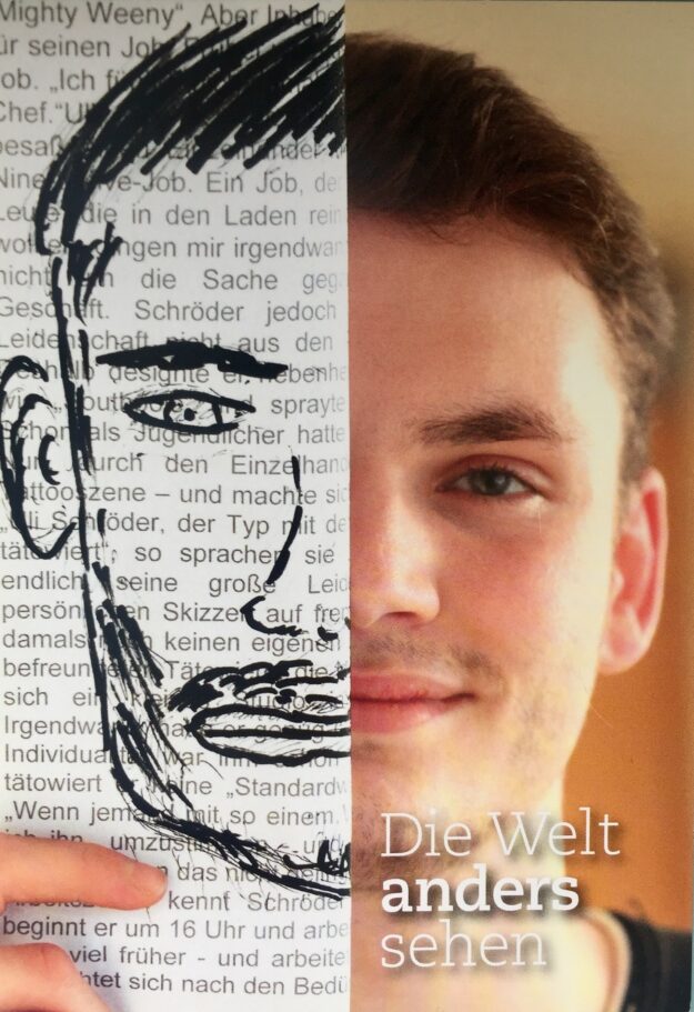 Jungen Mann – Die Welt anders sehen