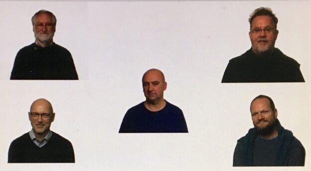 Foto der 5 Männer-Coaches – 60 Jahre GKMD